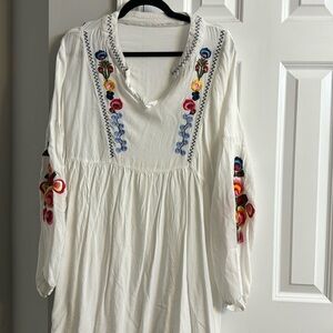 SHEIN embroidered dress